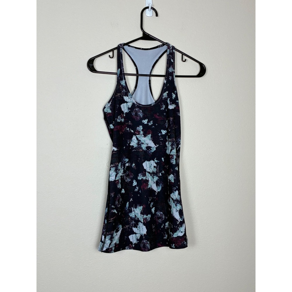 Lululemon Blue Purple Racerback Yoga Tank Top Estimated Size Small (F8)